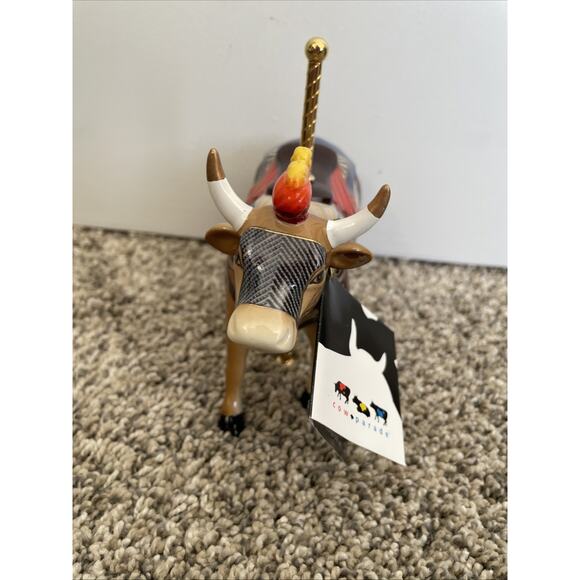 Cow Parade “Lady Camoolot” #7315 Carousel Figurine 2002 Retired Westland - Picture 2 of 9